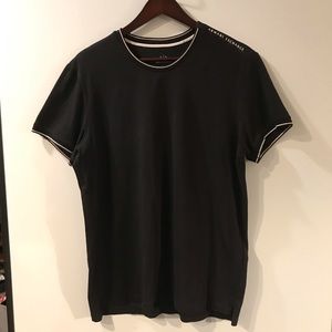 Armani Exchange Black Men’s Crew Neck T-Shirt